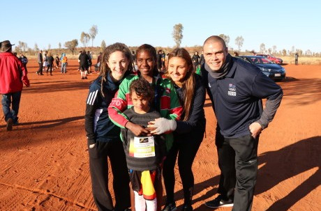 Australian Olympians have given their support to the Indigenous Marathon Foundation by taking part in the Deadly Fun Run Championships ©AOC