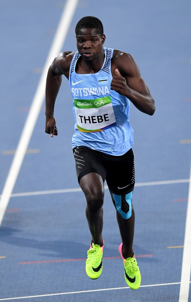 African champion Baboloki Thebe is another athlete who will benefit ©Getty Images
