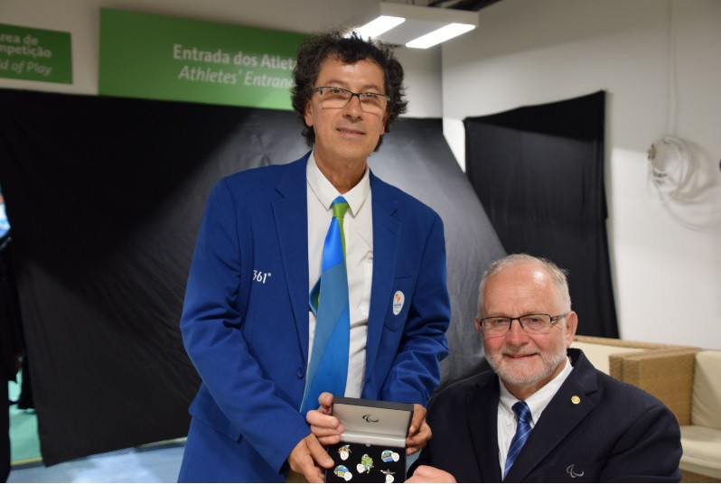 Retiring vice-president Joaquim Viegas was appointed as the BISFed's honorary vice-president for life ©BISFed