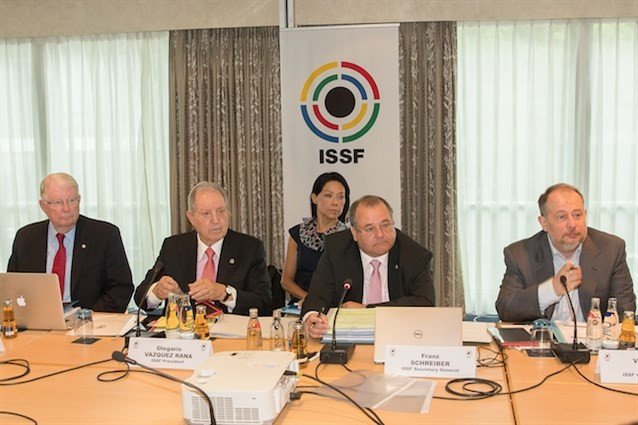 The ISSF Executive Committee convened in Munich ©ISSF