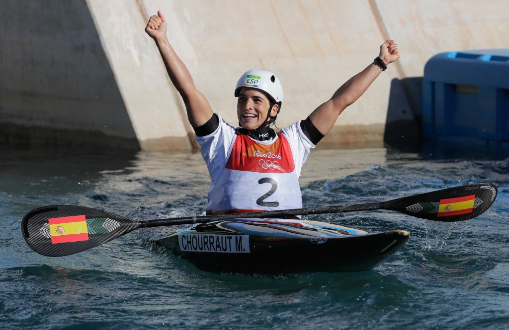 Maialen Chourraut won one of three Spanish canoeing gold medals at Rio 2016 ©Getty Images