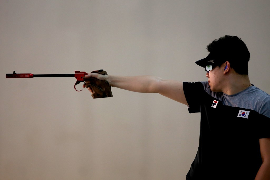 The 50m pistol event, won by Jin Jong-oh at Rio 2016, is one event set to be replaced ©Getty Images