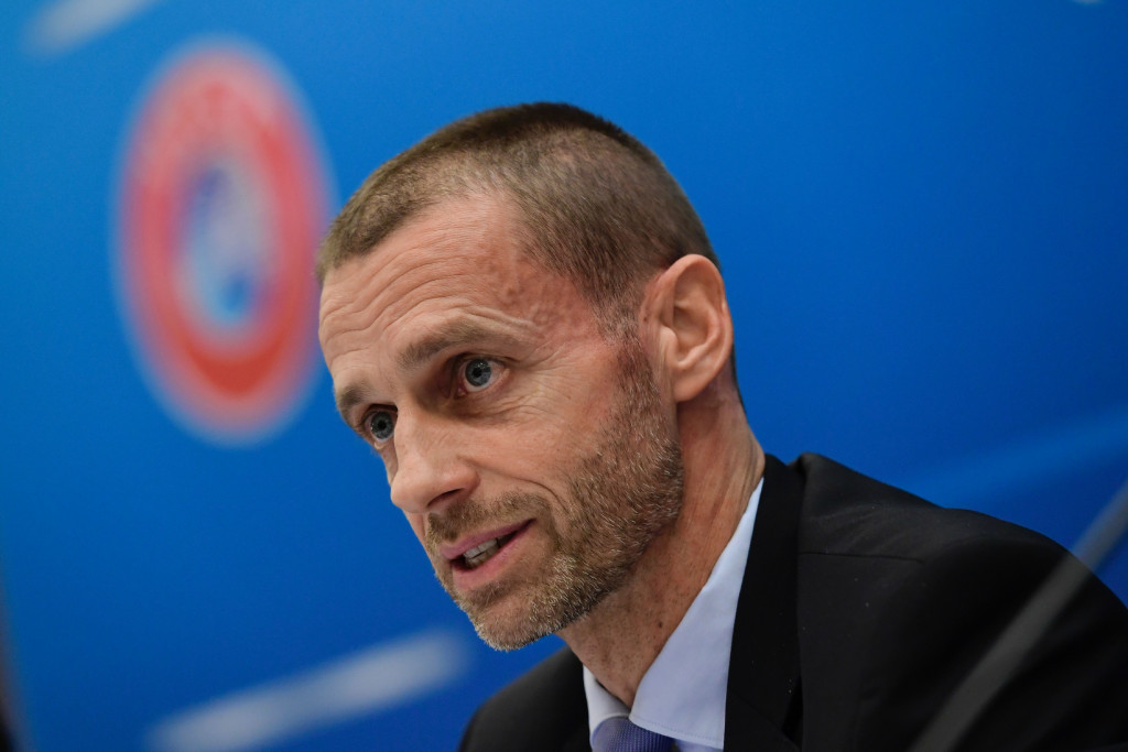 UEFA President Aleksander Čeferin has claimed the European governing body would support an English or British World Cup bid for 2030, the centenary of the first tournament ©Getty Images 