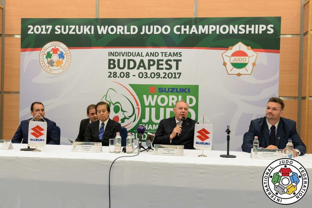 Suzuki becomes title sponsor of 2017 World Judo Championships