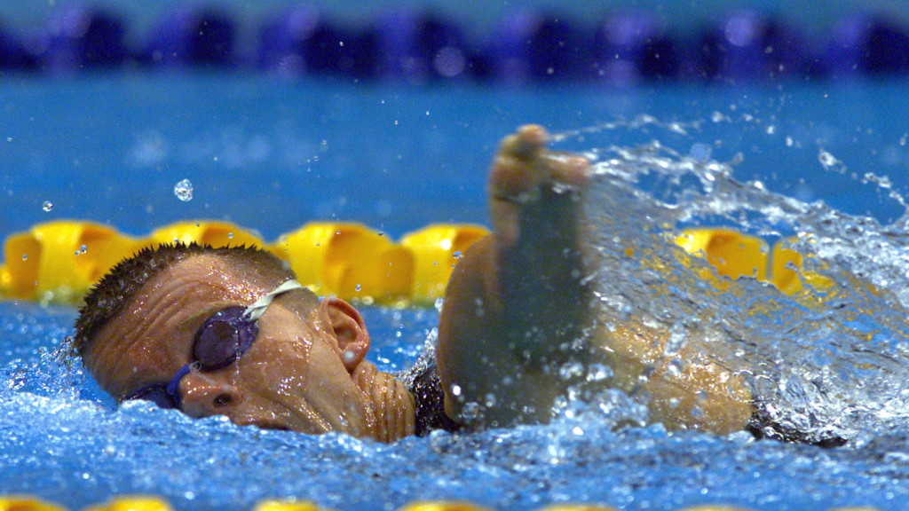 Denmark's John Petersson pictured swimming at Sydney 2000 ©Getty Images