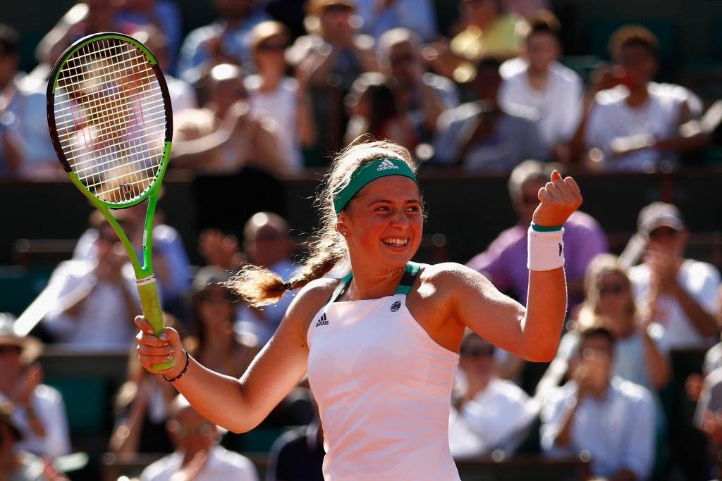 Jelena Ostapenko is through to the final of the French Open ©Getty Images