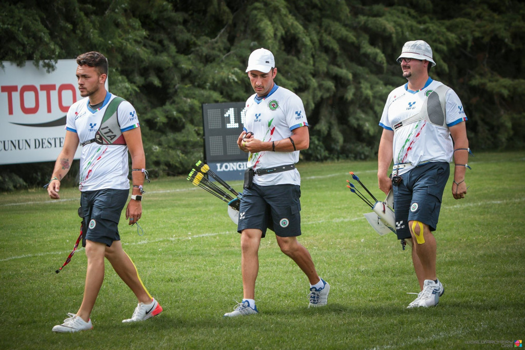 Italy will be hard to beat in the men's recurve final ©World Archery