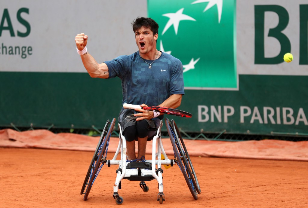Gustavo Fernández moved to within one victory of retaining his French Open crown today ©Getty Images