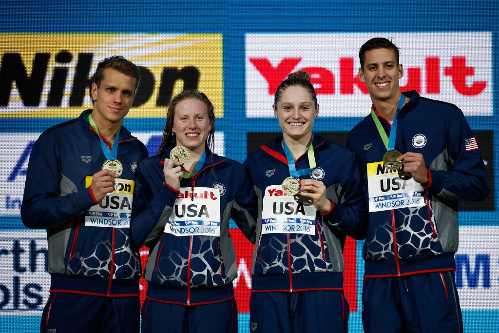 Mixed swimming relays are among other new additions ©Getty Images