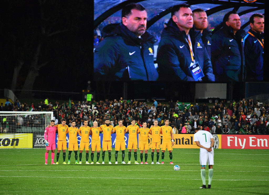Apology issued after Saudi Arabian footballers fail to observe minute's silence