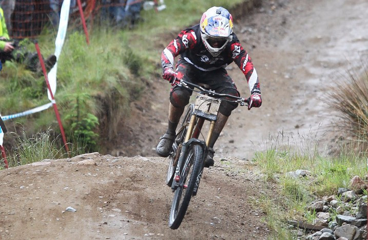 Aaron Gwin claimed victory in the men's event at Leogang ©Getty Images