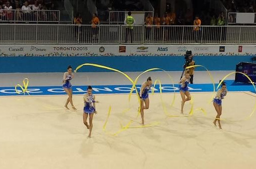 The penultimate day of rhythmic gymnastics took place ©Twitter
