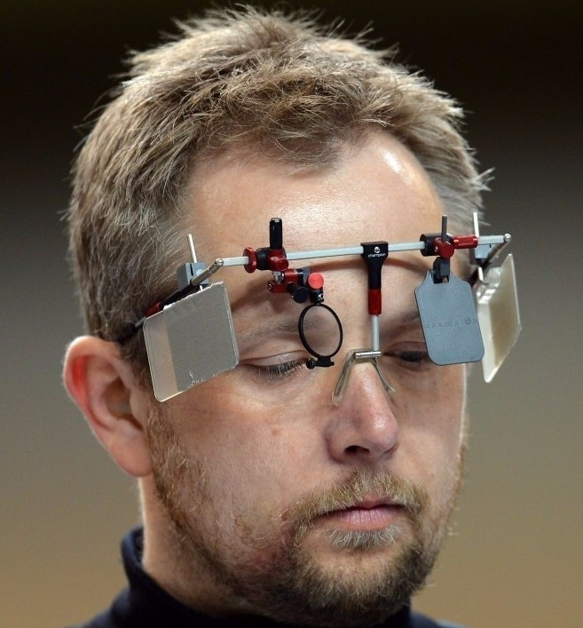 Denmark's Torben Grimmel won the men's 50 metres rifle prone event today ©Getty Images