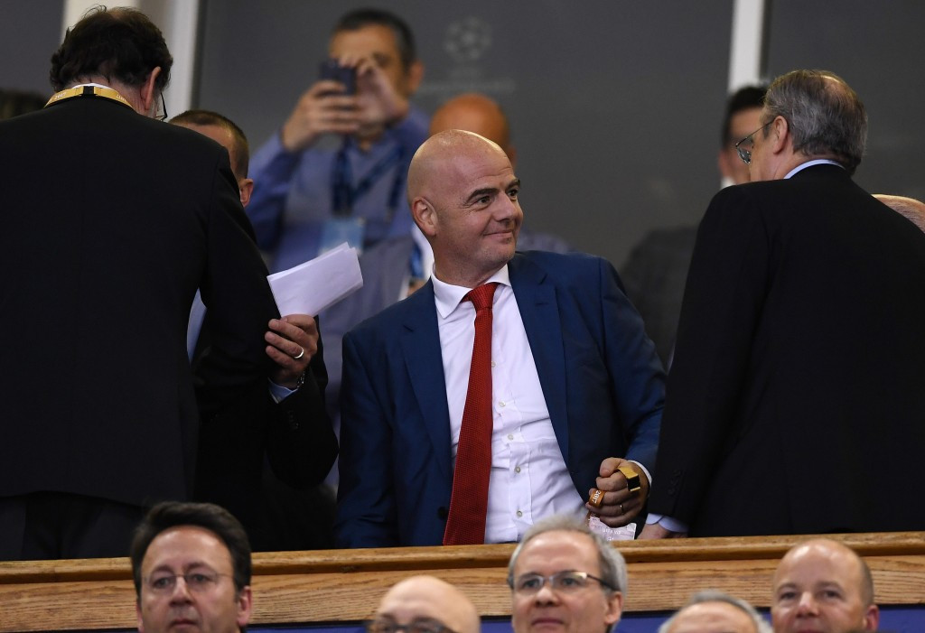 FIFA President Gianni Infantino will meet Chinese President Xi Jinping at the Great Hall of the People in Beijing ©Getty Images