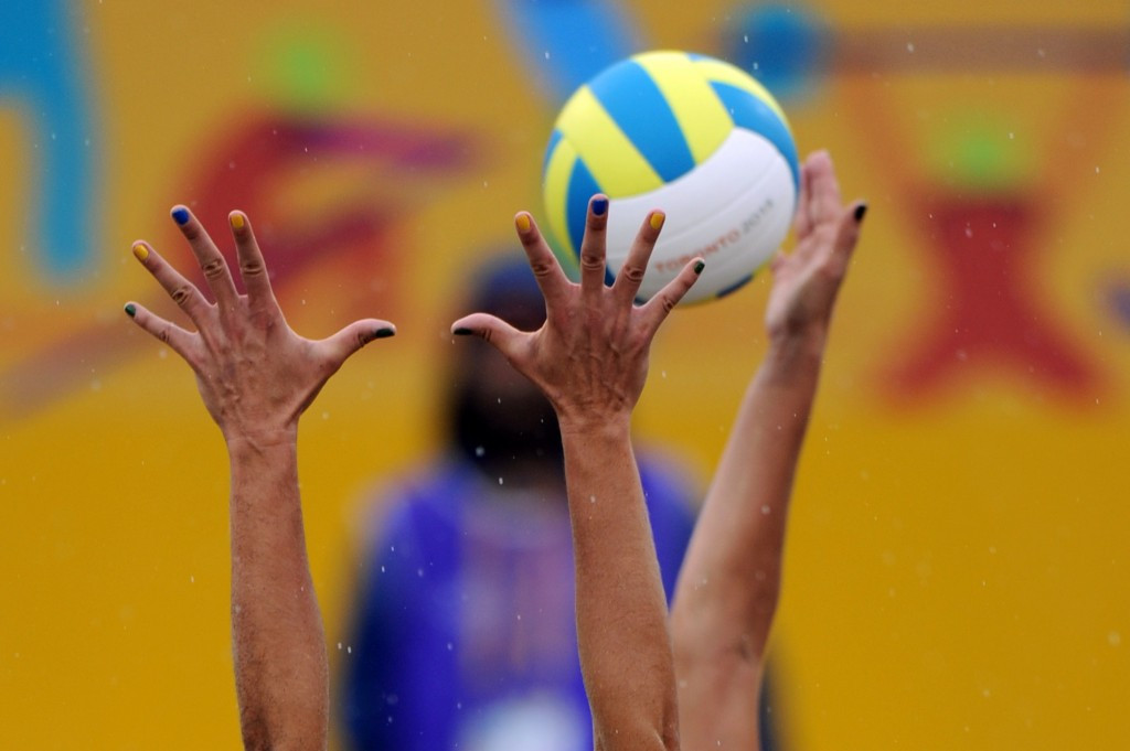 The semi-finals of the beach volleyball took place ©Getty Images