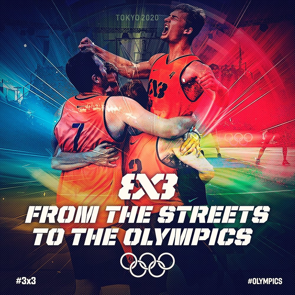3x3 basketball was among new disciplines added to the Olympic programme ©FIBA