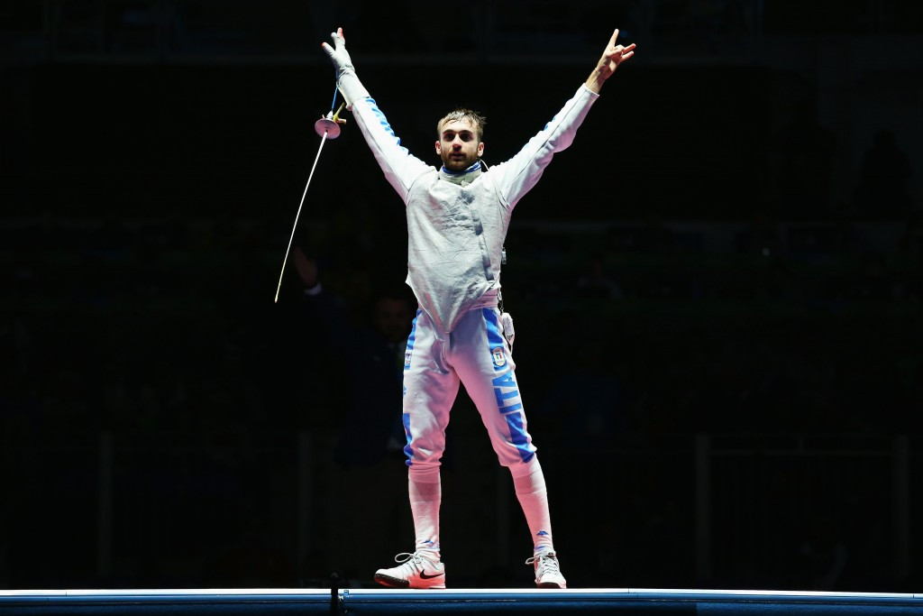 Daniele Garozzo took gold in the men's foil event ©Getty Images