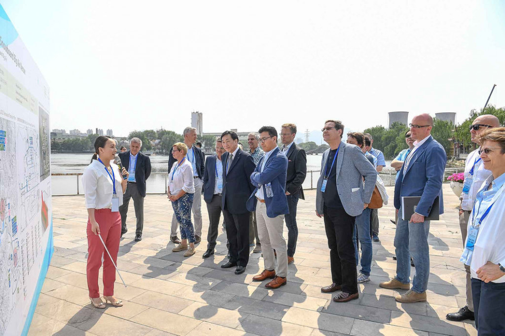 Members of the Coordination Commission toured venues in and around Beijing yesterday ©IOC