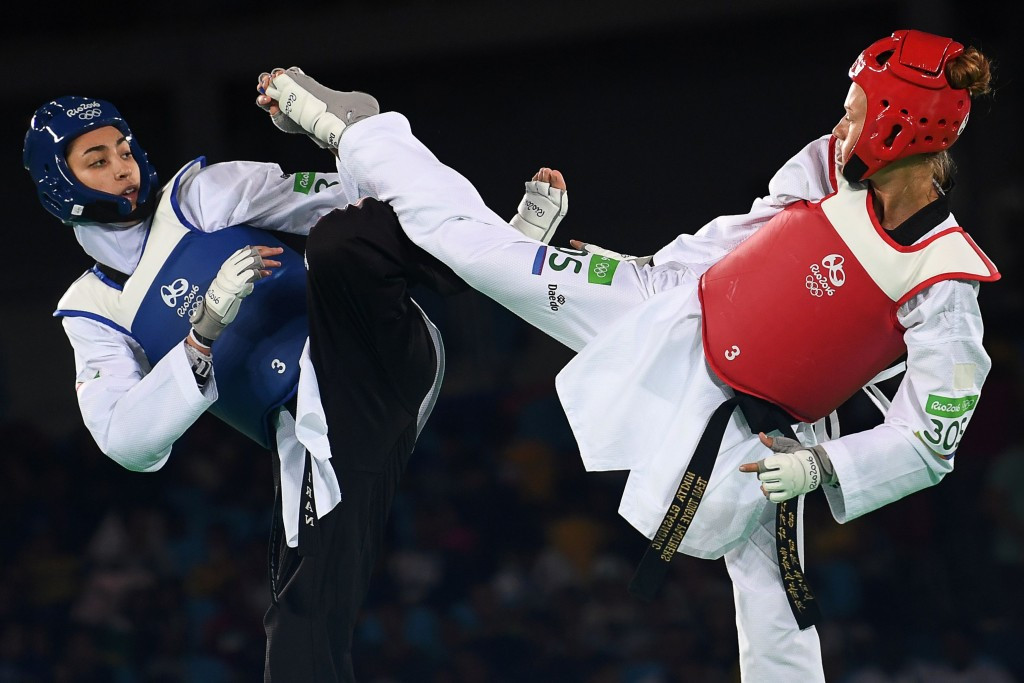 Kimia Alizadeh won a bronze medal for Iran in taekwondo at the Rio 2016 Olympic Games ©Getty Images