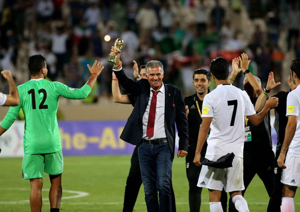 Iran are coached by Portugal's Carlos Queiroz ©Getty Images