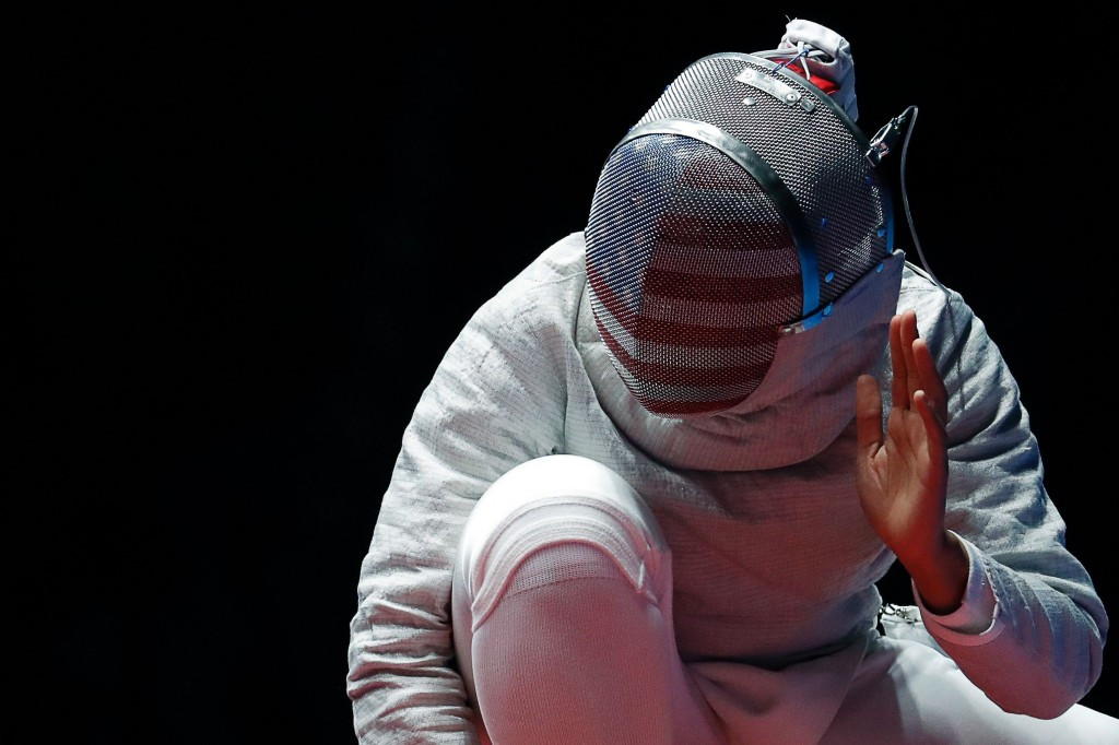 Ibtihaj Muhammad will look to retain her women's sabre title ©Getty Images