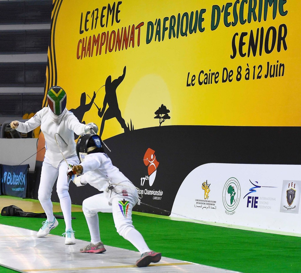Golds were up for grabs at the African Fencing Championships in Egypt ©FIE