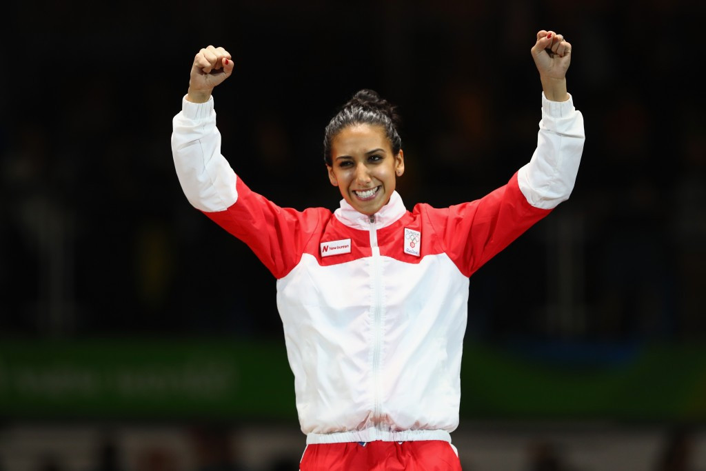 Rio 2016 bronze medallist Ines Boubakri of Tunisia was among the winners in Egypt ©Getty Images