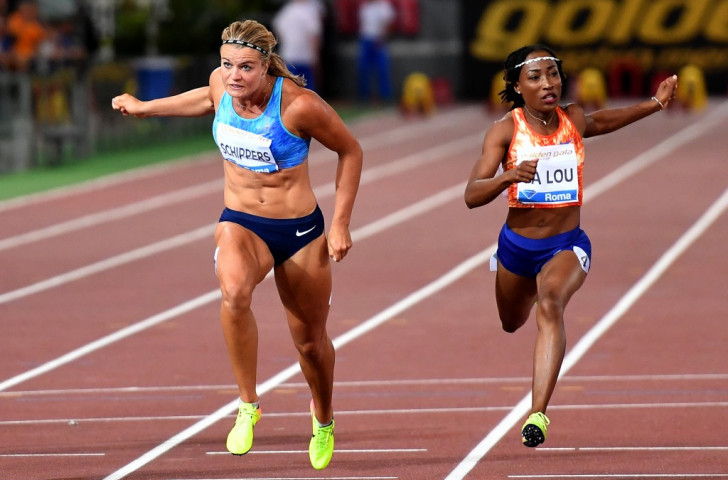 Dafne Schippers pictured winning at this month's IAAF Diamond League meeting in Rome ©Getty Images
