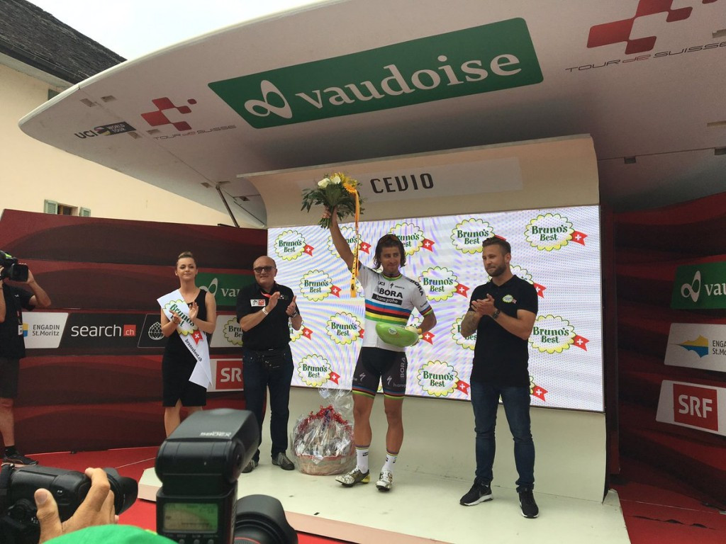World champion Sagan sprints to stage five win at Tour de Suisse