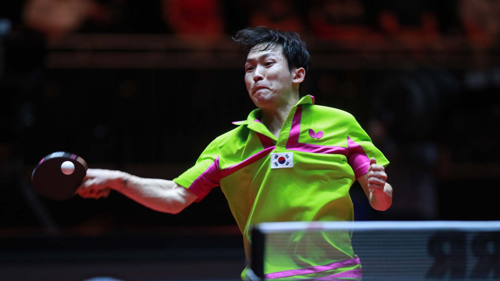 South Korea’s Jeong Sangeun suffered a shock loss on the opening day of the ITTF Japan Open in Tokyo ©ITTF