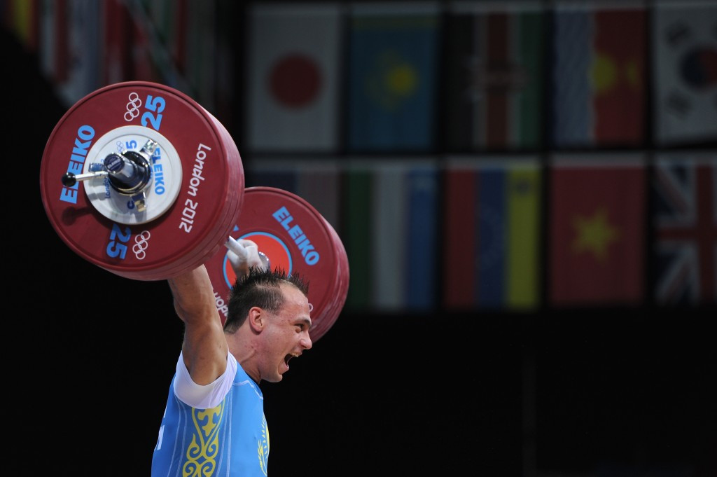 Kazakhstan's Ilya Ilyin is among 49 weightlifters to have been disqualified from Beijing 2008 and London 2012 after testing positive in retests, leading to him leading Olympic gold medals from both Games ©Getty Images
