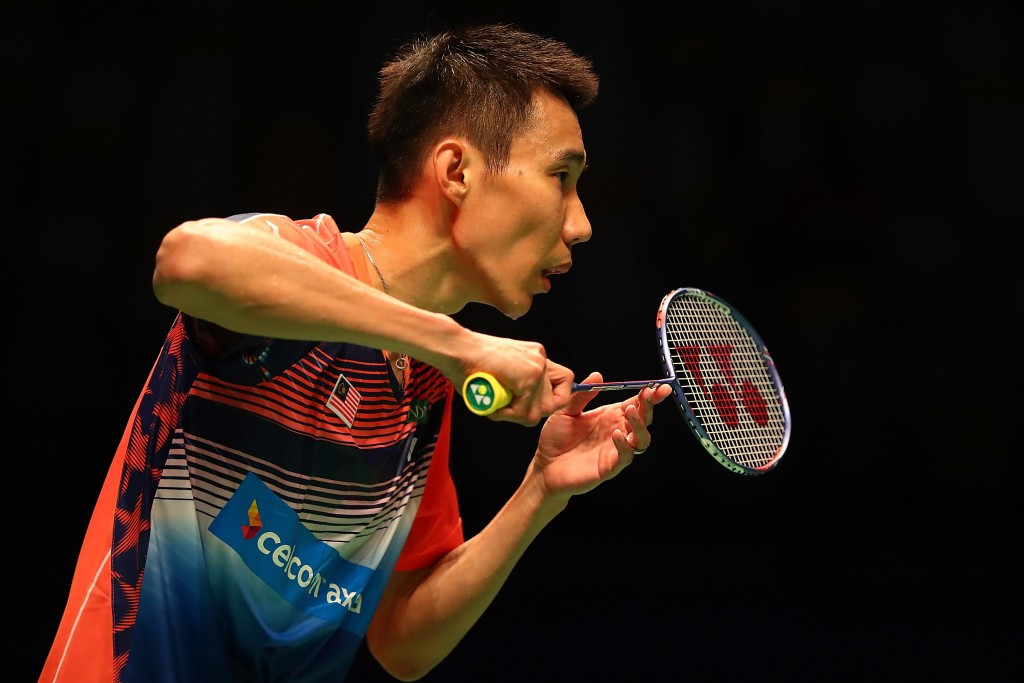 Malaysia's Lee Chong Wei battled through his first men's singles match ©Getty Images