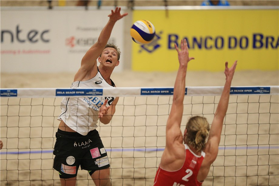 Czech pairing beat top-seeded qualifying team at FIVB Beach World Tour event in The Hague