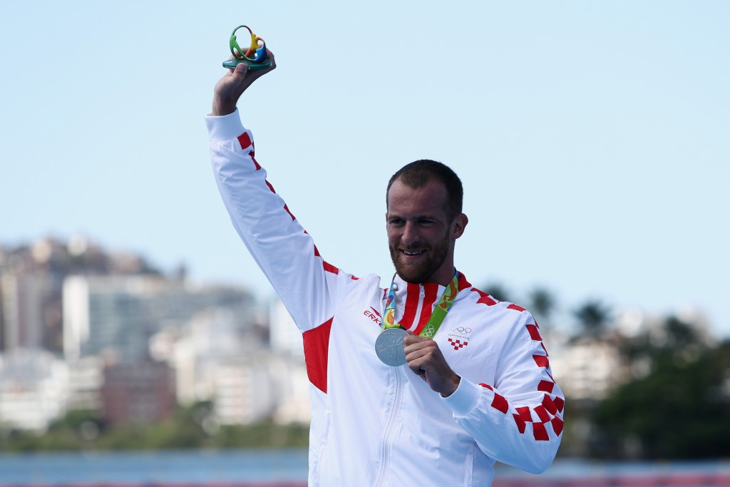 Damir Martin won silver in the men's single sculls at Rio 2016 ©Getty Images