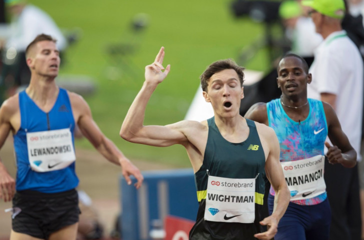 Britain's Jake Wightman earned a breakthrough win in the concluding 1500m at the IAAF Diamond League meeting in Oslo, beating a top-class field for a surprise victory ©Getty Images