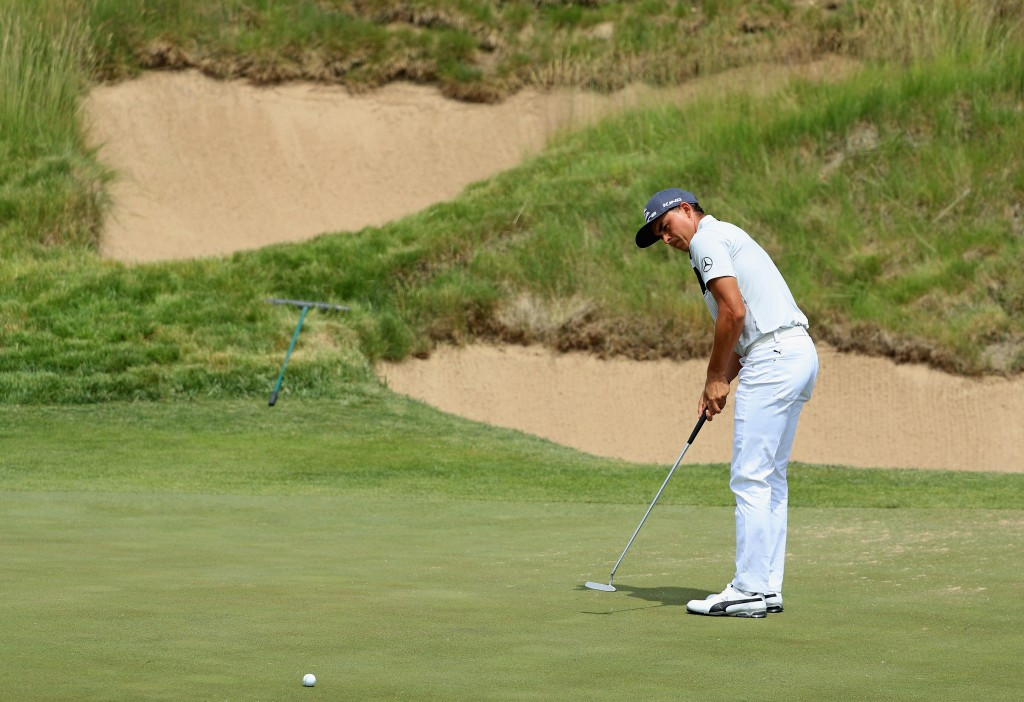 Rickie Fowler currently leads the US Open after round one ©Getty Images