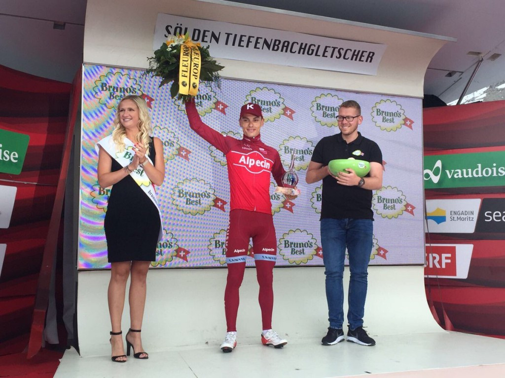 Spilak wins seventh stage to take yellow jersey at Tour de Suisse