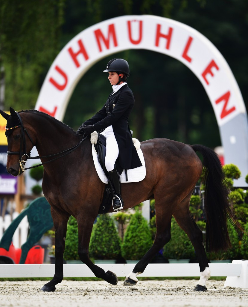 Bettina Hoy leads after two dressage rounds in Luhmuhlen ©Getty Images