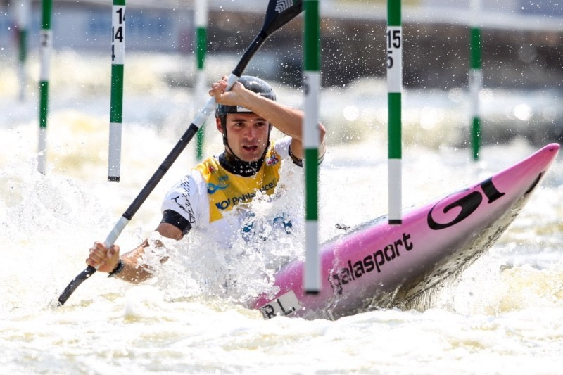 Great Britain’s Olympic champion Joseph Clarke finished 2.73 seconds behind the leader today ©ICF