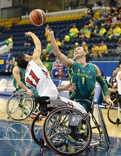 Australia, right, defeated Japan, left, in the bronze medal final ©IWBF