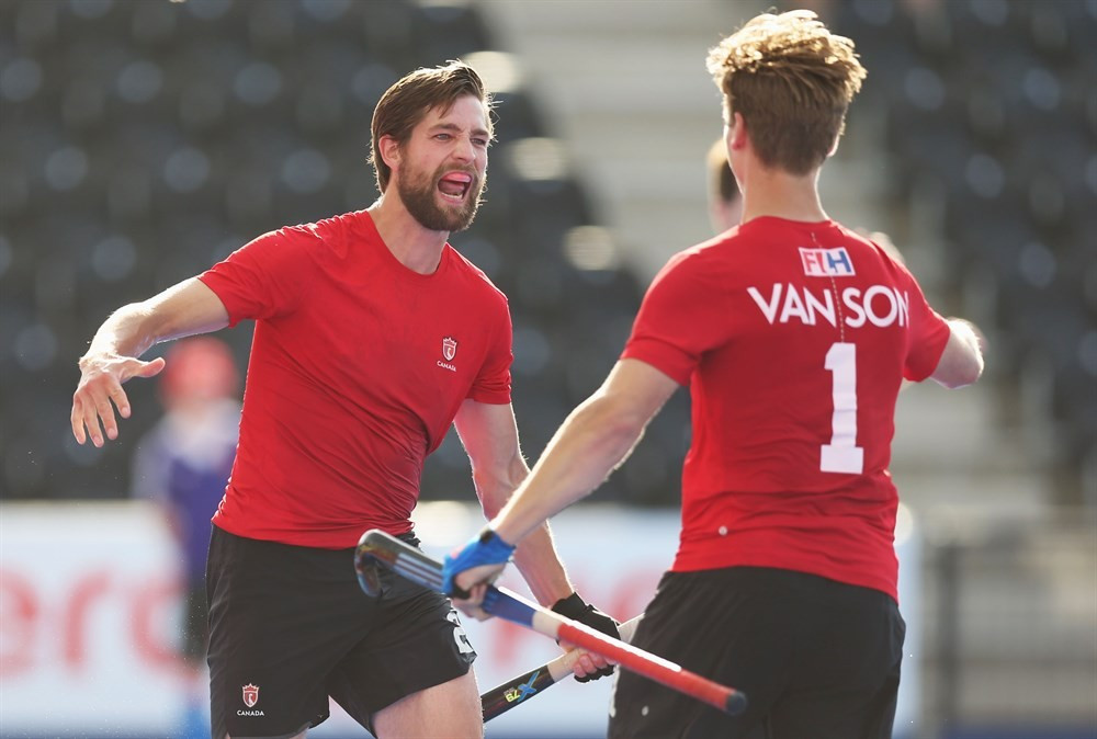 Canada thrashed Pakistan on day two in London ©FIH