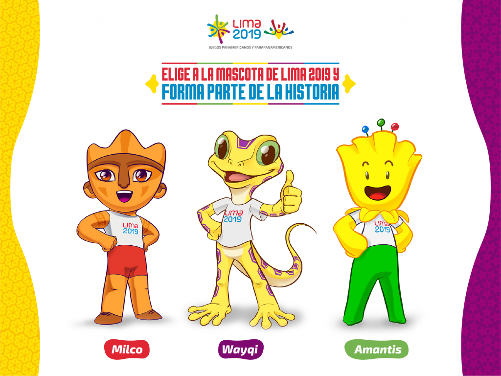 Organisers of the Lima 2019 Pan American and Parapan American Games have revealed the final three mascots from its design competition ©Lima 2019