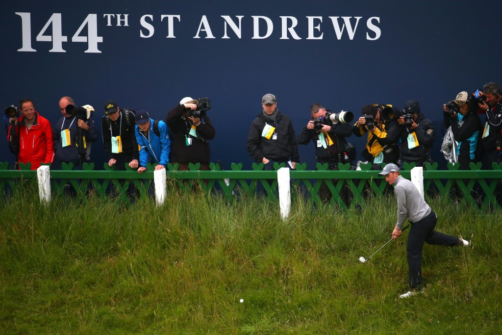 Ireland's Paul Dunne slipped from overnight leader to 30th place as dreams of becoming the first amateur to win The Open since Bobby Jones in 1930 faded