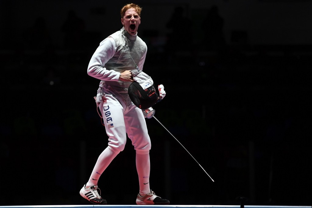 Race Imboden added to his individual title by helping the US to team success ©Getty Images
