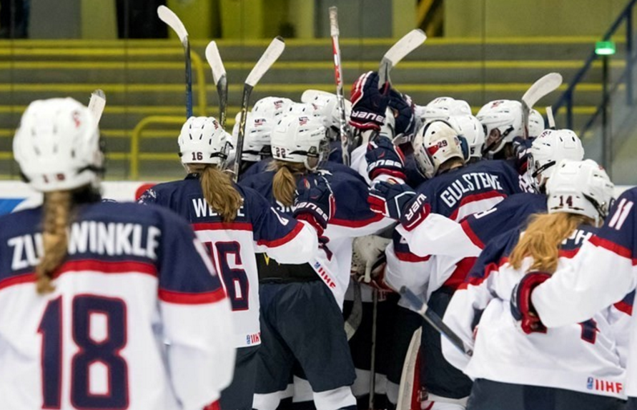 The United States are aiming to win a fourth consecutive youth world title ©IIHF