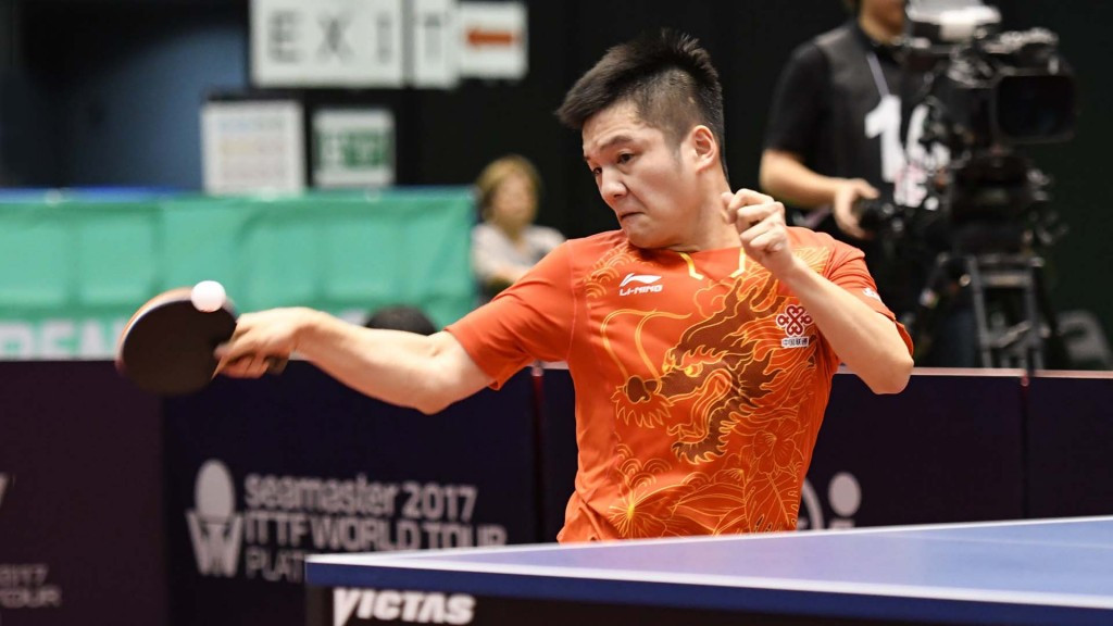 China's Fan Zhendong remains on course for a successful defence of his men's singles title ©ITTF