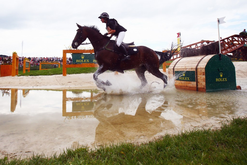 Bettina Hoy remains in the lead at the Luhmuhlen Horse Trials ©Getty Images