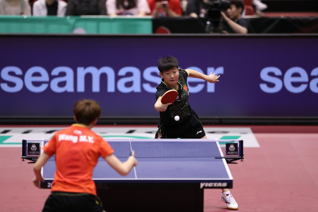 Sun Yungsha stunned Chinese team-mate and world number five Chen Meng to clinch the women's singles title ©ITTF