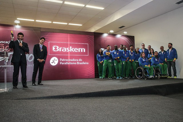 The Brazilian Paralympic Committee has renewed its sponsorship agreement with petrochemical company Braskem ©Leandro Martins/CPB/MPIX