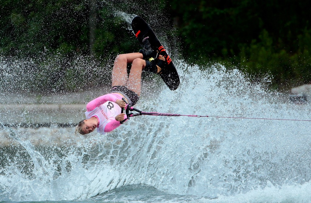 Action began today in water skiing with the women's tricks competition ©Getty Images